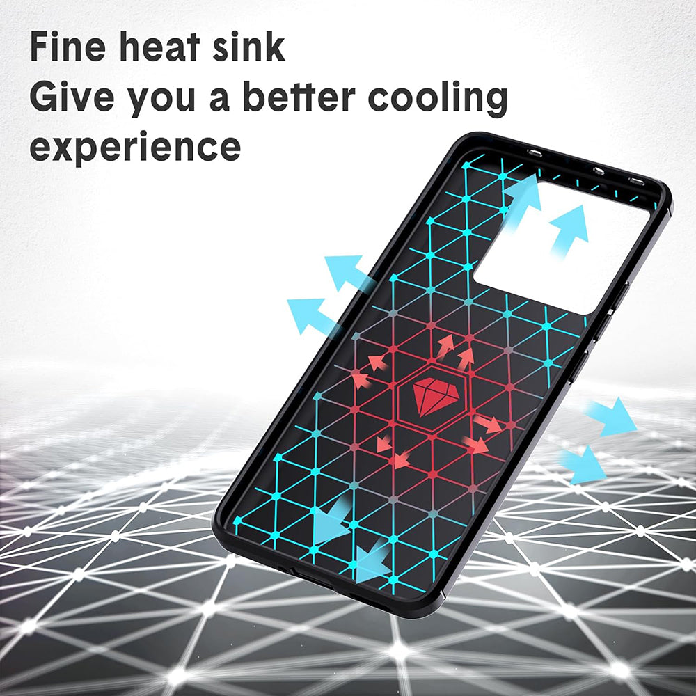 Techsuit - Carbon Silicone - Xiaomi 13T / 13T Pro - Black