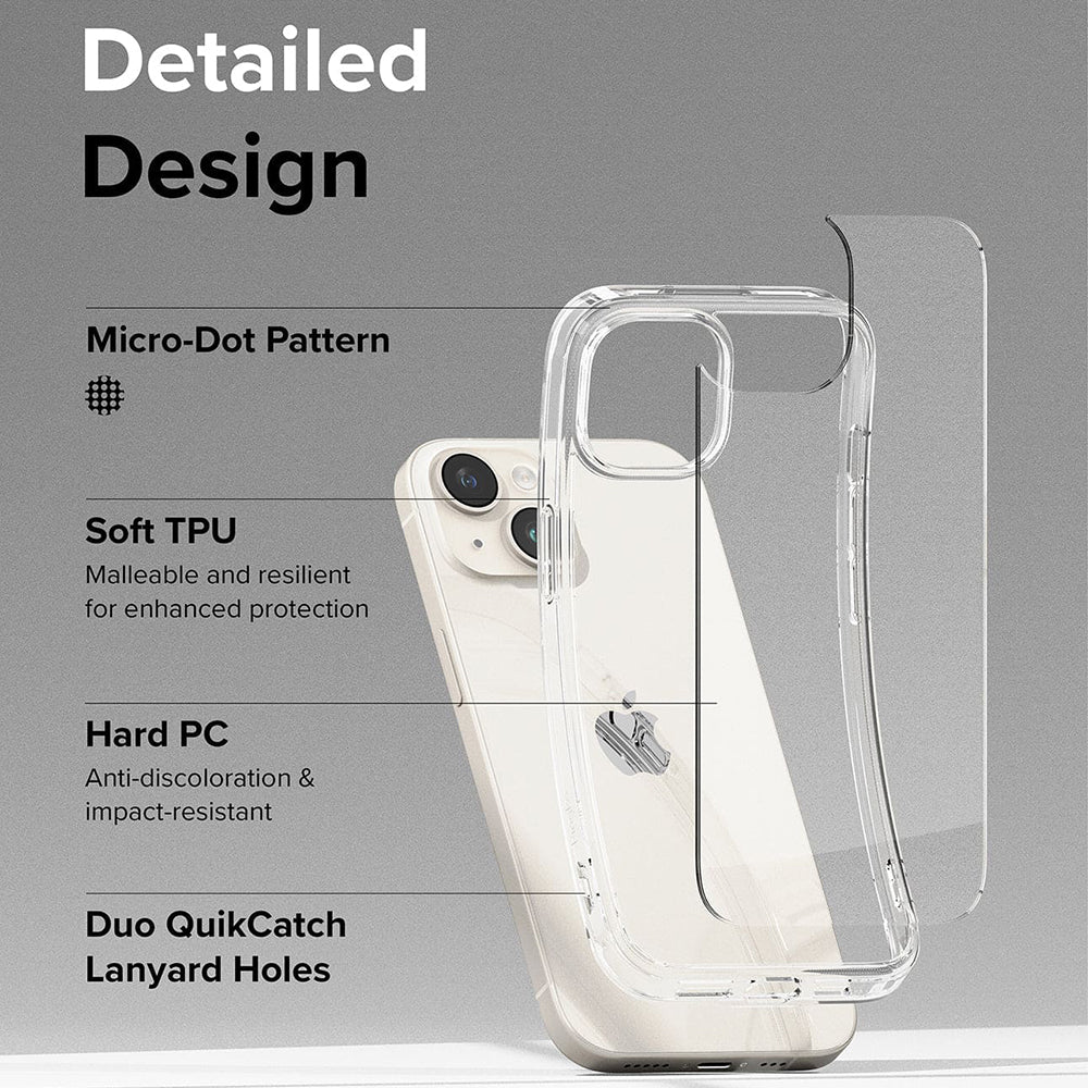 Ringke - Fusion - iPhone 15 - Clear