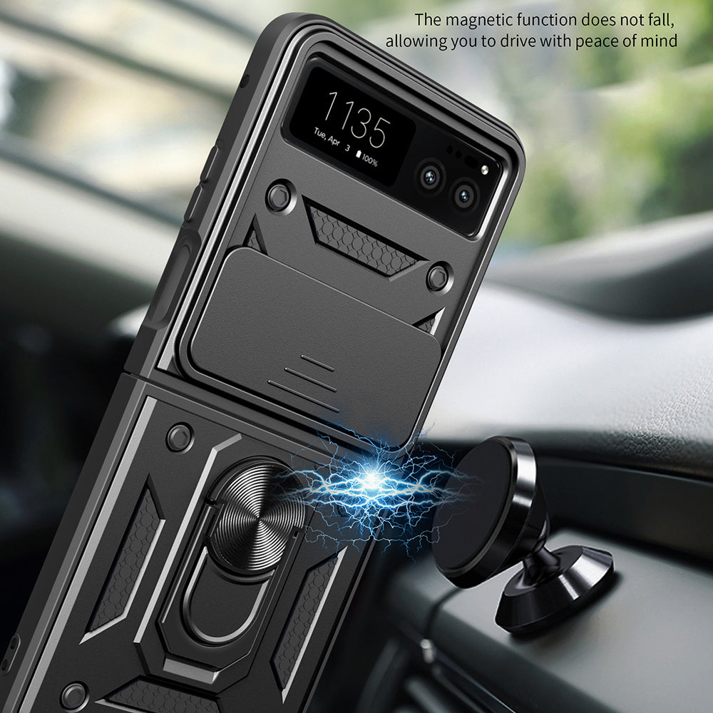 TechSuit Husa de protectie Techsuit CamShield Series compatibil cu Motorola Razr 40, Negru – imagine 4