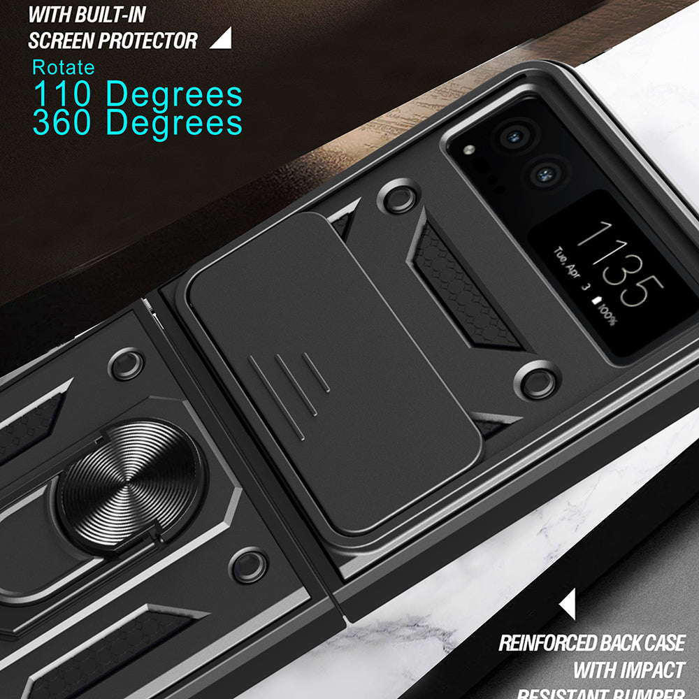 TechSuit Husa de protectie Techsuit CamShield Series compatibil cu Motorola Razr 40, Negru – imagine 5