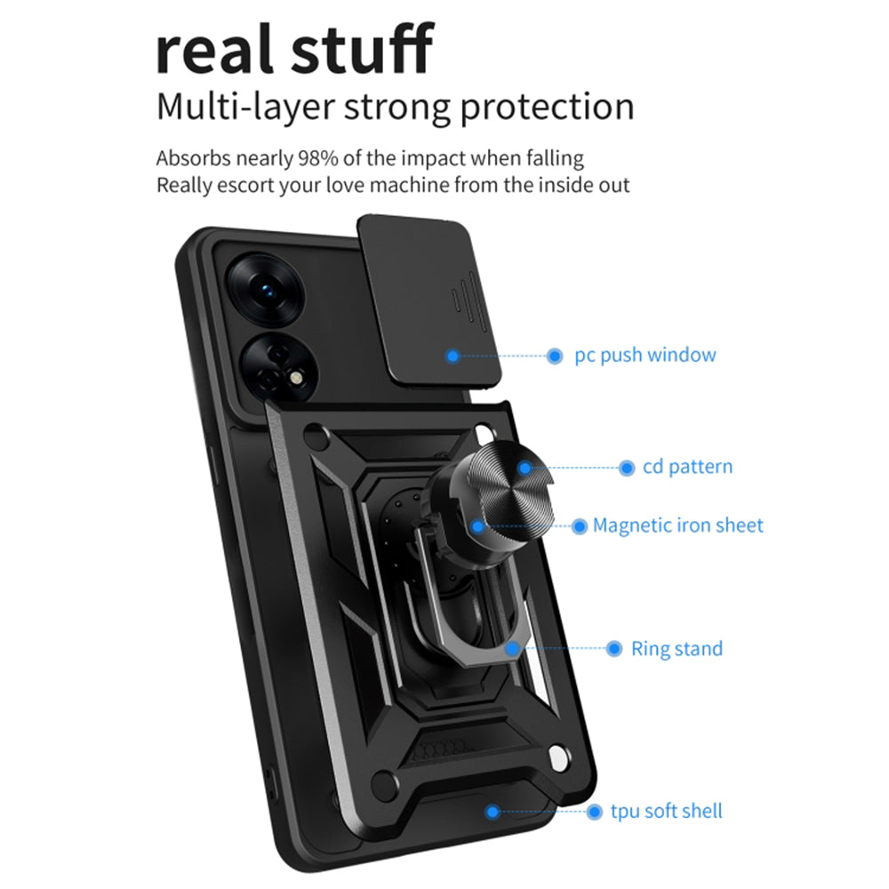 Techsuit - CamShield Series - Oppo A78 4G - Black