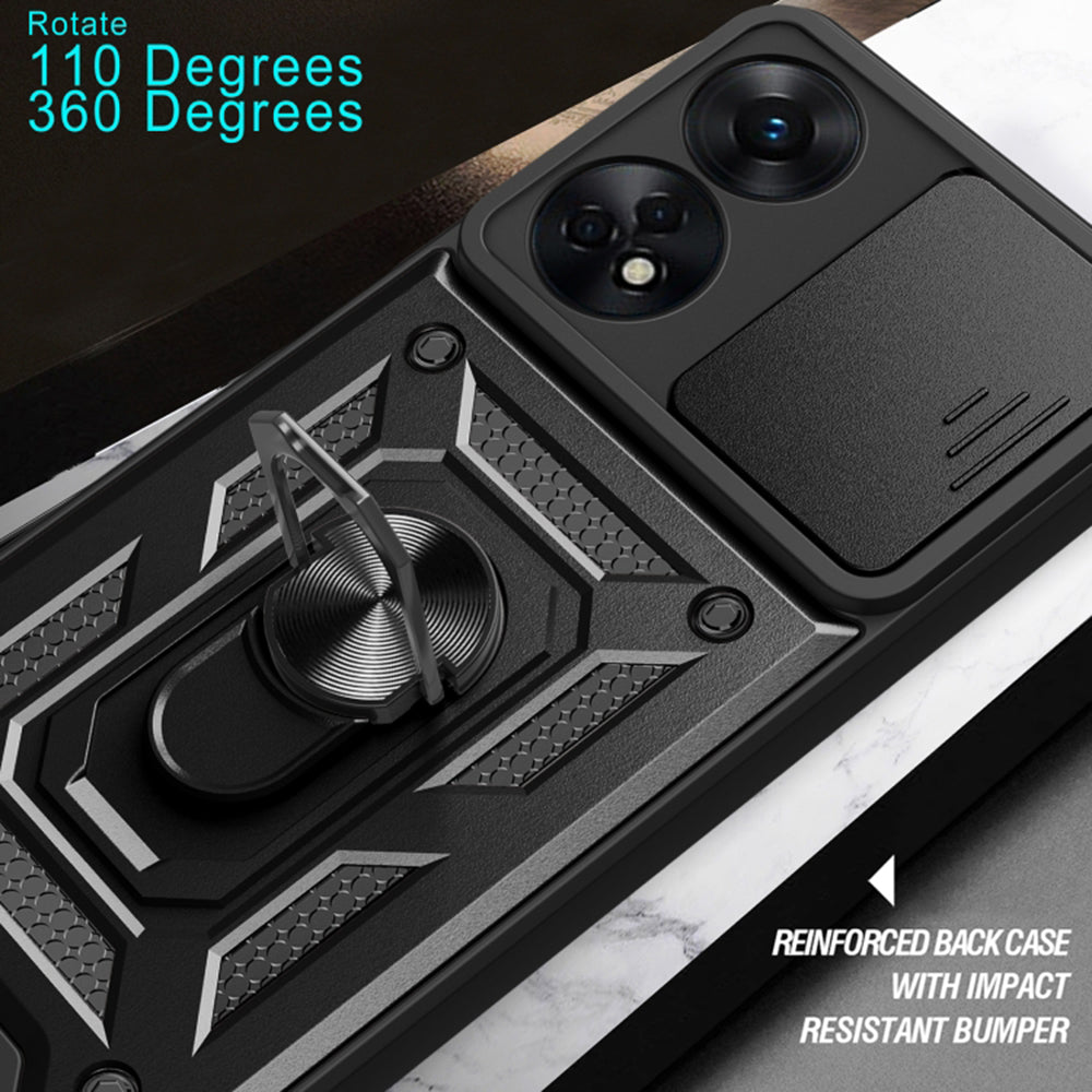 Techsuit - CamShield Series - Oppo A78 4G - Black