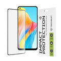 Techsuit - 111D Full Cover / Full Glue Glass - Oppo A78 4G - Black