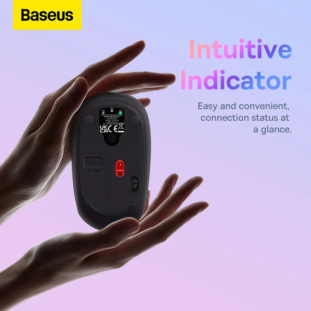 Mouse Baseus F01A (B01055502833-00), Wireless, Ergonomic, Gri