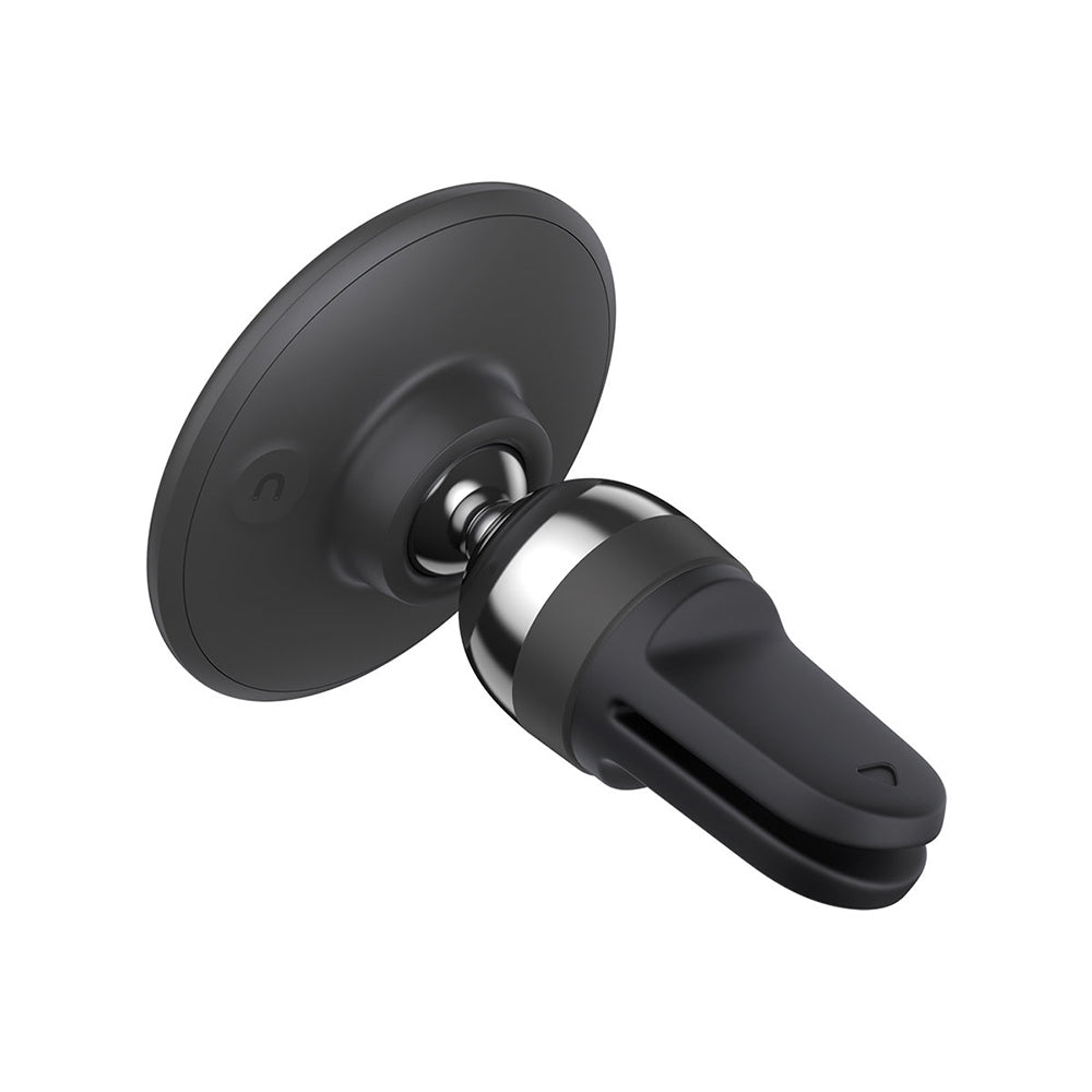 Baseus - Car Holder C01 (C40140802113-00) - 360° Magnetic, for Air Vent, Attached Cable Drop - Black