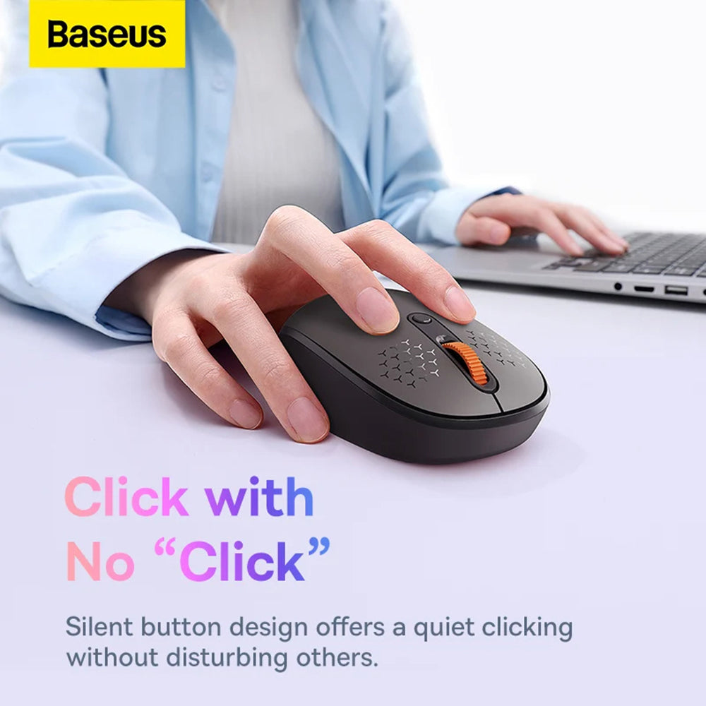 Mouse Baseus F01B (B01055503513-00), Bluetooth 5.0, 2.4G, 1600 DPI, Mov
