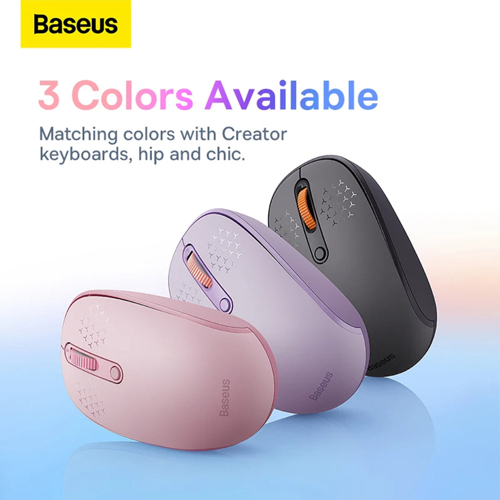 Mouse Baseus F01B (B01055503513-00), Bluetooth 5.0, 2.4G, 1600 DPI, Mov