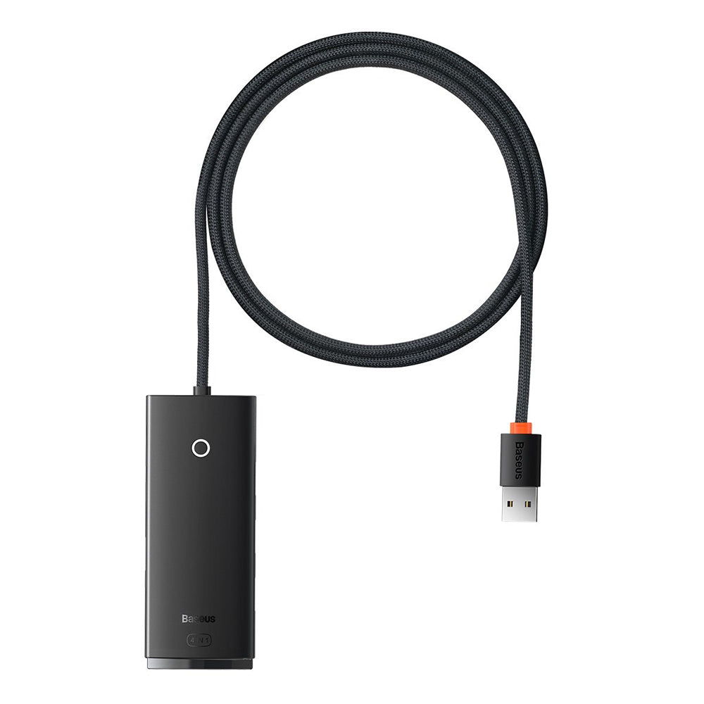 Hub Baseus Lite Series (WKQX030201), USB 4x USB3.0 Type-C, Negru
