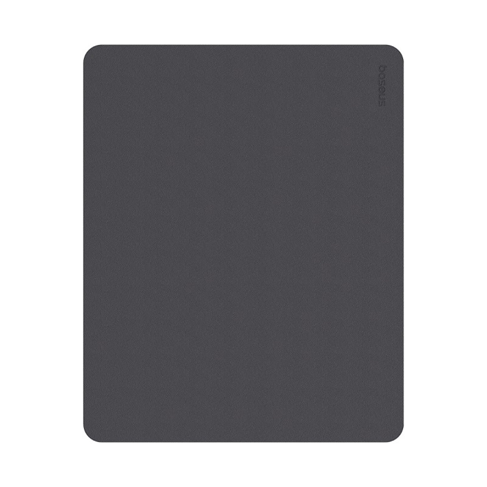Baseus - Mouse Pad (B01055504831-00) - for Office, Gaming, Home, from PU Leather - Frosted Gray