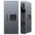 Adaptor Baseus Matrix HDMI Switcher (CAHUB-BC0G), 3x HDMI, 4K@30Hz, Gri