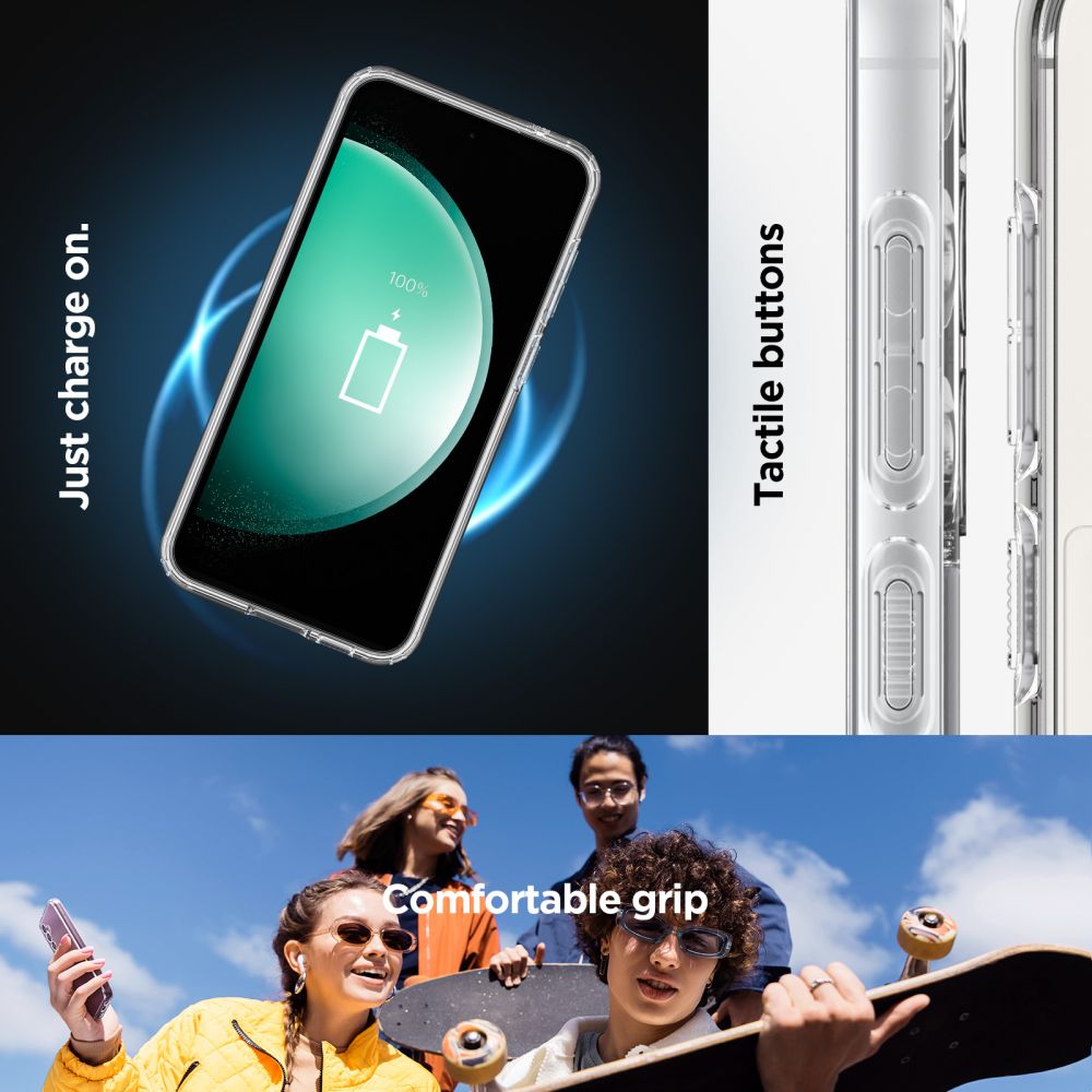 Spigen - Ultra Hybrid MagSafe OneTap Ring (ACS06374) - Samsung Galaxy S23 FE - Clear