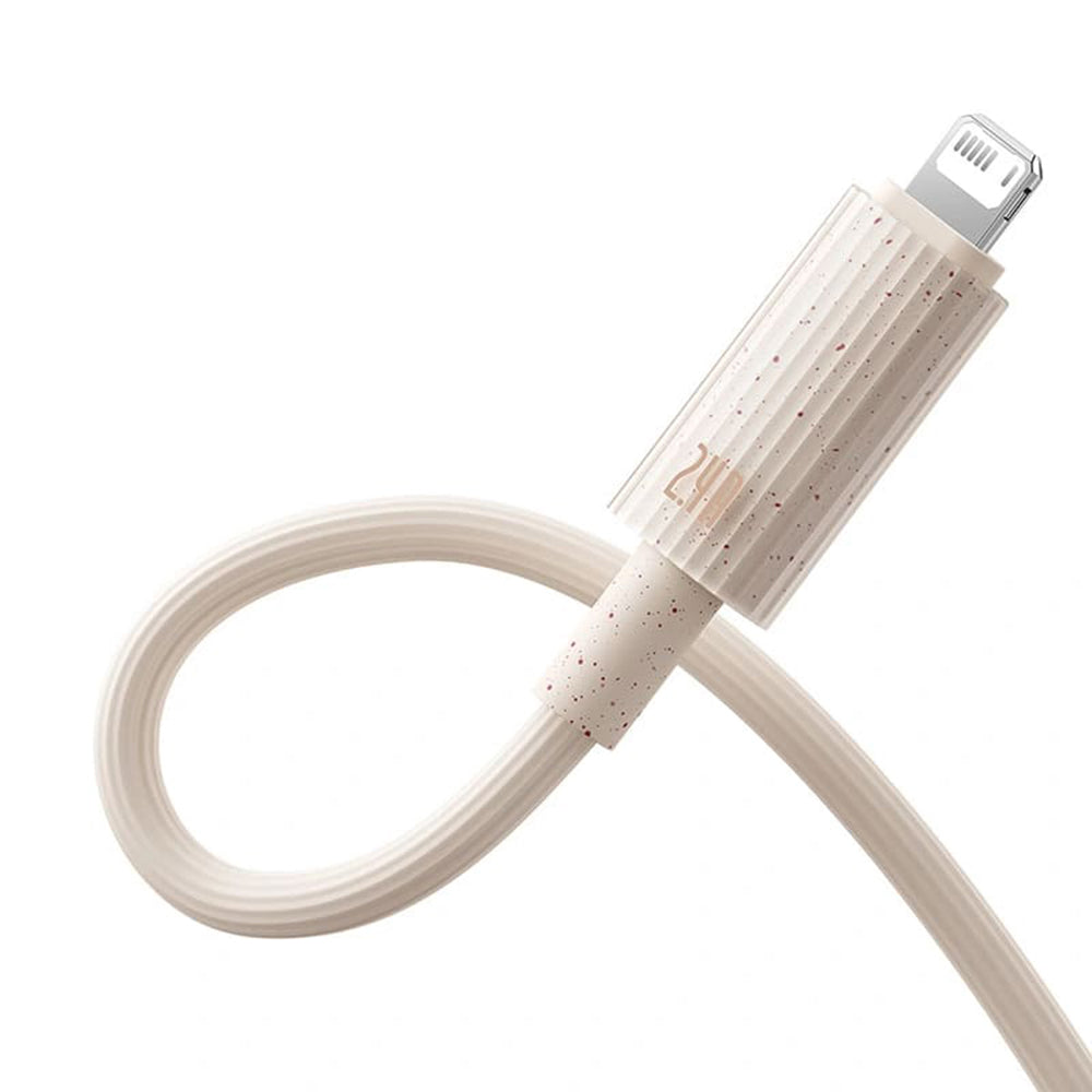 Baseus - Data Cable Habitat Series (P10360200631-01) - USB to Lightning, 480Mbps, 2.4A, 2m - Natural Green