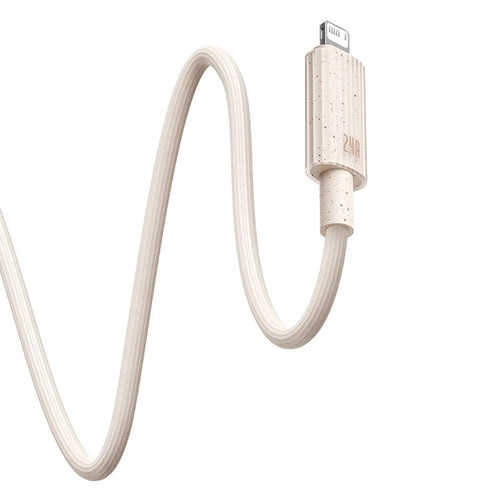 Baseus - Data Cable Habitat Series (P10360200631-01) - USB to Lightning, 480Mbps, 2.4A, 2m - Natural Green