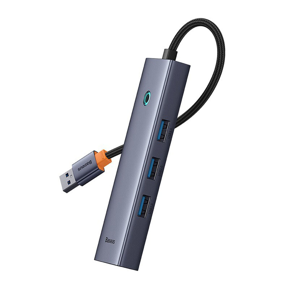 Baseus - Docking Station UltraJoy Series (B0005280A813-01) - USB to 3 x USB 3.0, RJ45, 100W - Space Grey