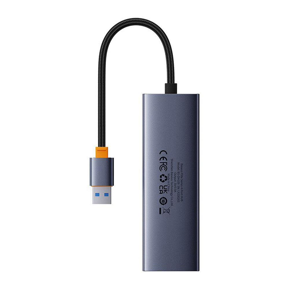 Baseus - Docking Station UltraJoy Series (B0005280A813-01) - USB to 3 x USB 3.0, RJ45, 100W - Space Grey