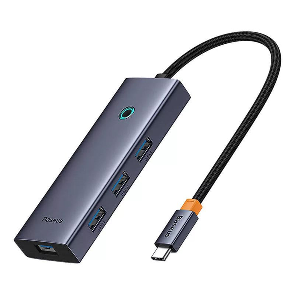 Baseus - Docking Station UltraJoy (B00052807813-01) - Type-C to HDMI, 4xUSB, Type-C, 4K@60Hz - Space Grey