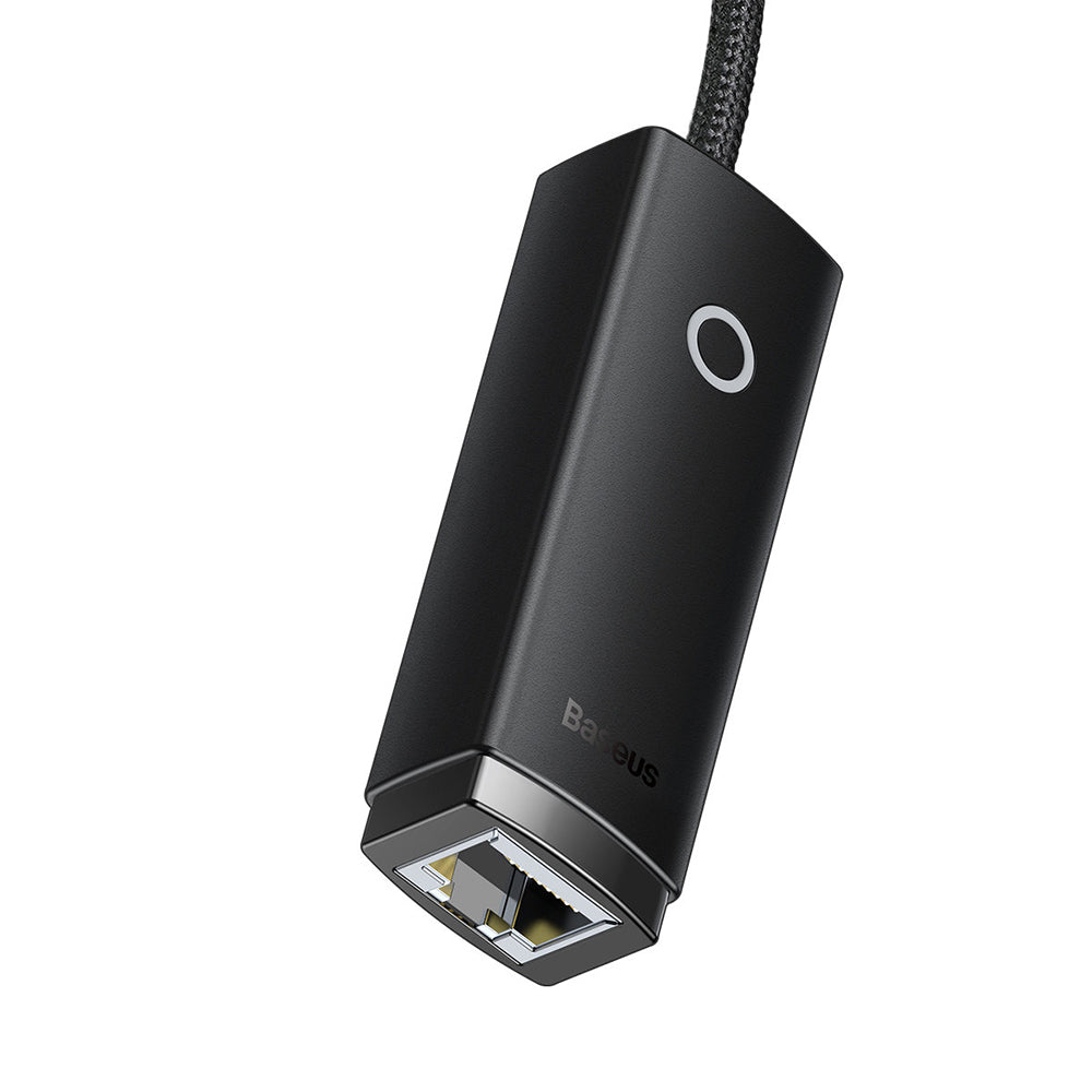Baseus - Ethernet Adapter Lite Series (WKQX000001) - USB to RJ45 LAN Port, 100Mbps - Black