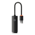 Baseus - Ethernet Adapter Lite Series (WKQX000001) - USB to RJ45 LAN Port, 100Mbps - Black
