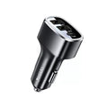 Yesido - Car Charger (Y47) - Dual USB, Type-C, Fast Charging, 49W, Aluminum Alloy - Black