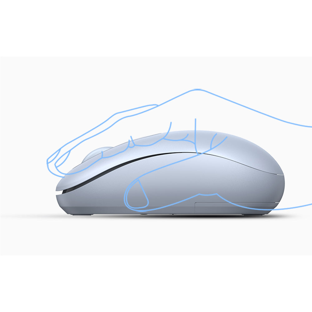 Ugreen - Wireless Mouse MU105 (90671) - 800/1200/1600/2400 DPI - Dusty Blue