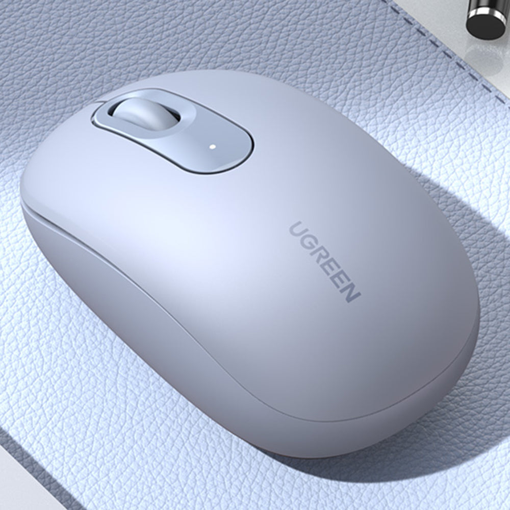 Ugreen - Wireless Mouse MU105 (90671) - 800/1200/1600/2400 DPI - Dusty Blue