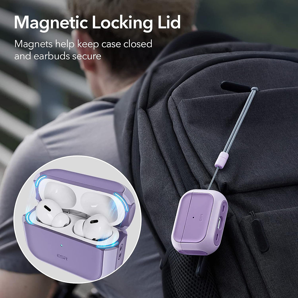 ESR - Orbit Hybrid HaloLock - Apple AirPods Pro 1 / 2 - Lavender