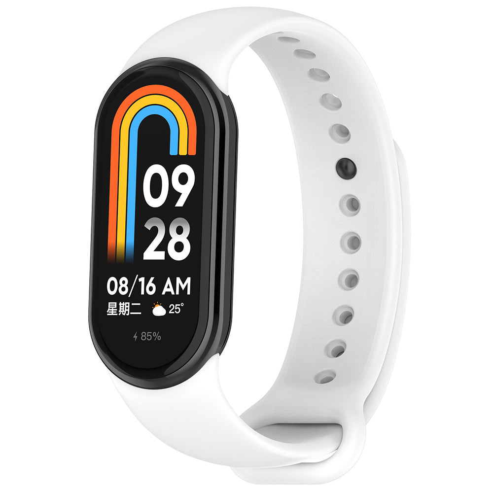 TechSuit Curea smartwatch Techsuit Watchband (W014) compatibil cu Xiaomi Mi Band 8 / 8 NFC / 9 / 9 NFC / 10, Alb