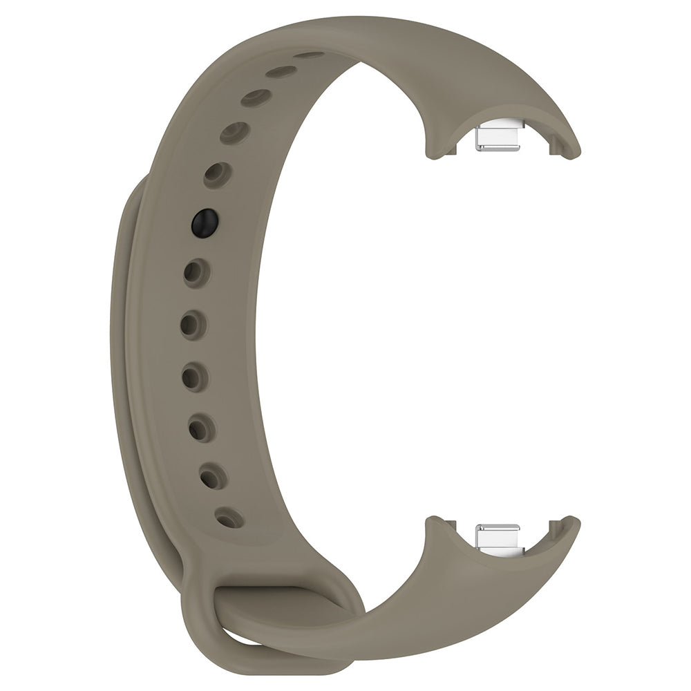TechSuit Curea smartwatch Techsuit Watchband (W014) compatibil cu Xiaomi Mi Band 8 / 8 NFC / 9 / 9 NFC / 10, Spare Gray 