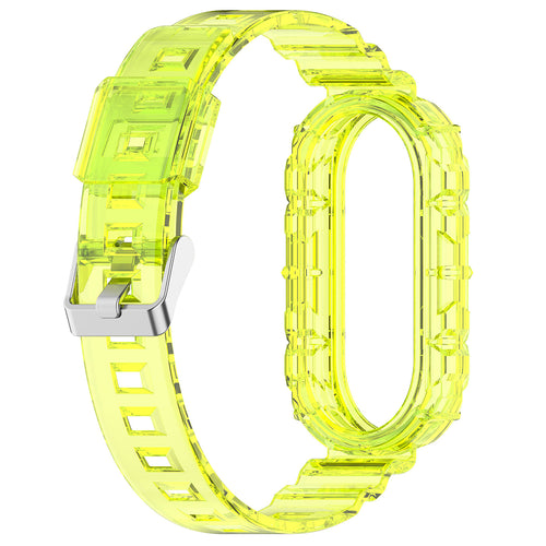 Techsuit - Watchband (W017) - Xiaomi Mi Band 8 / 8 NFC - Yellow