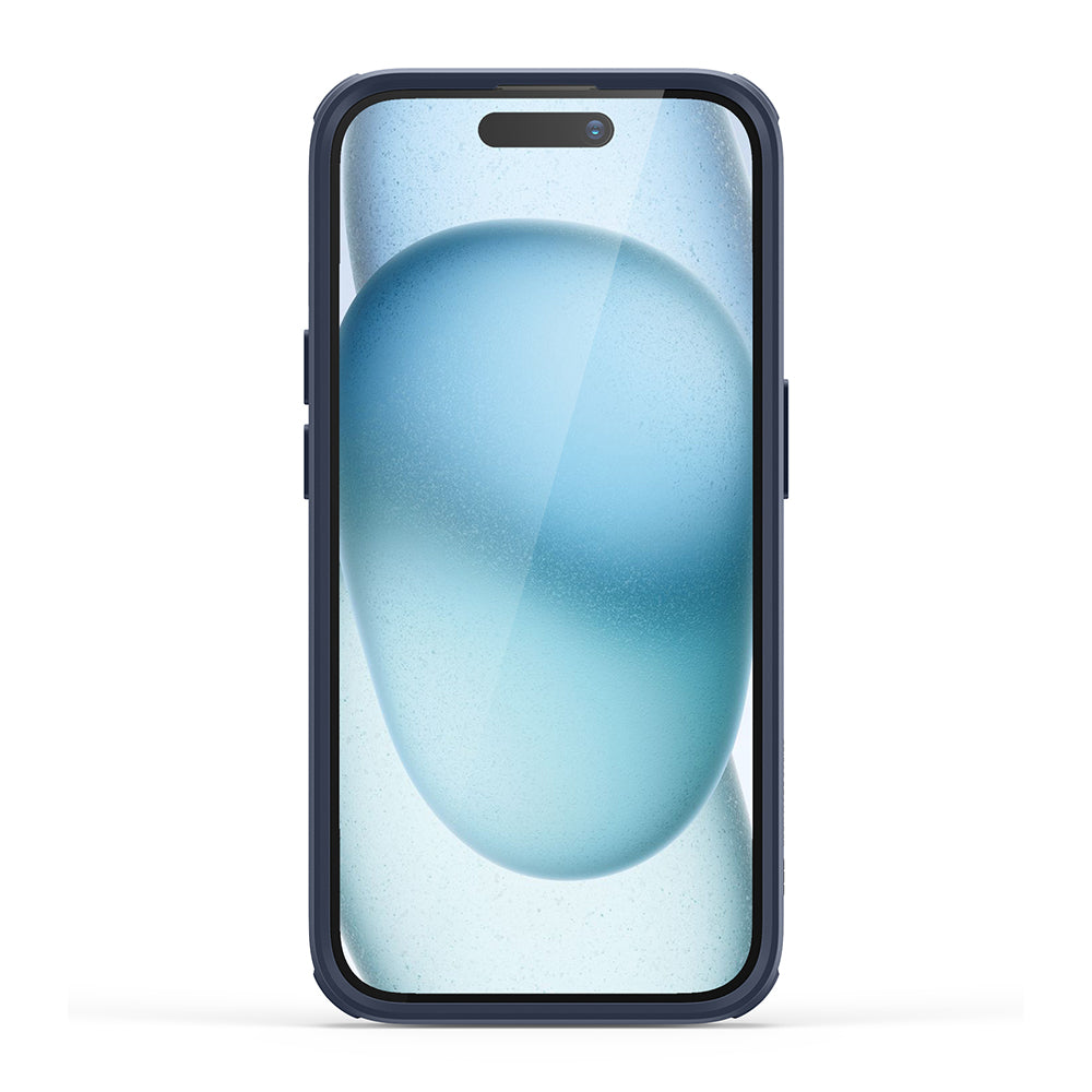 ESR - Classic Hybrid HaloLock Kickstand - iPhone 15 Plus - Clear Dark Blue