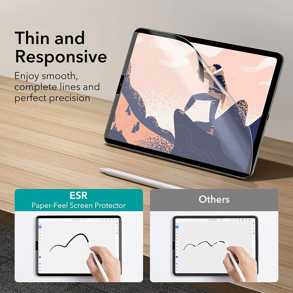 ESR - Paper-Feel Magnetic - iPad Air 11 (2024) / Air 11 (2025) / Air 11 (2026) - Clear