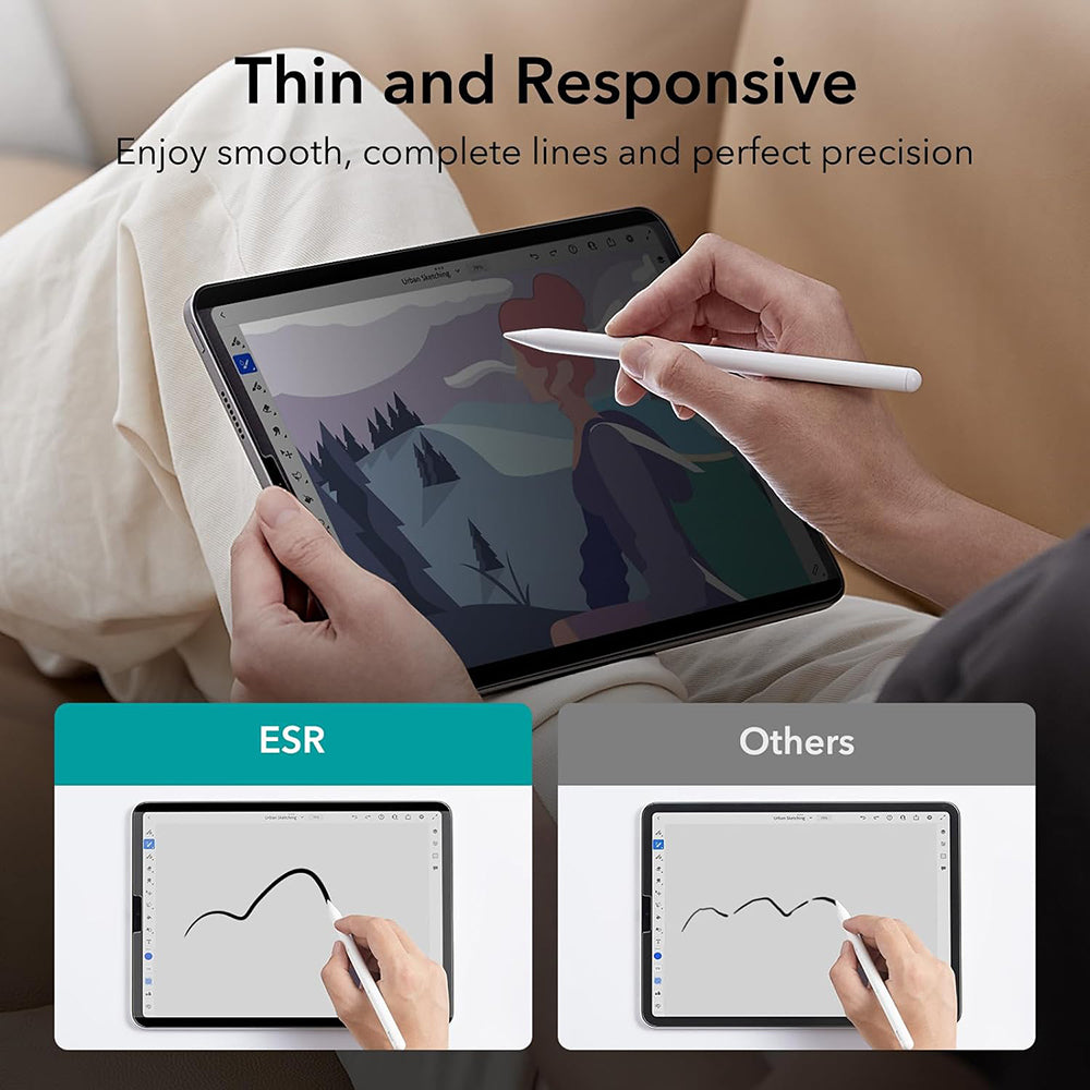 ESR - Magnetic Privacy Screen Protector - iPad Air 11 (2024) / Air 11 (2025) / Air 11 (2026) - Black
