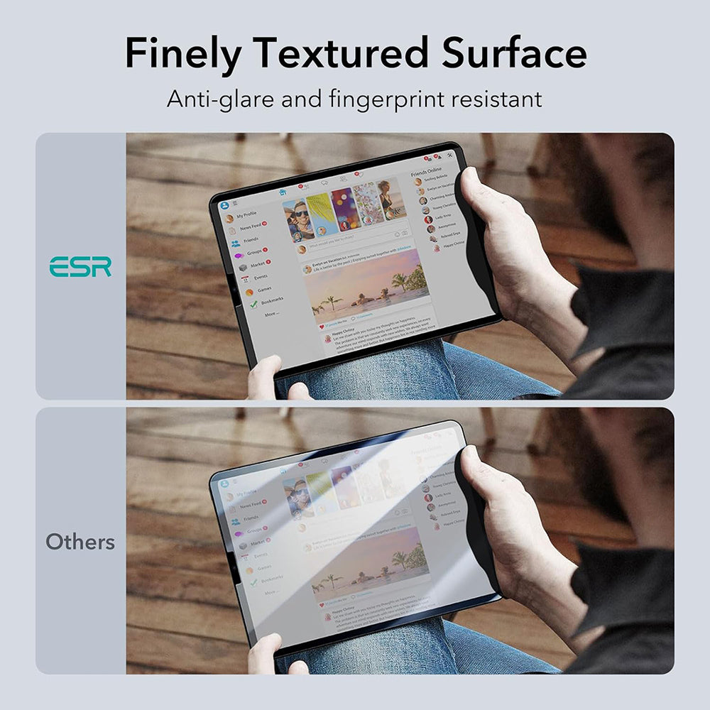 ESR - Magnetic Privacy Screen Protector - iPad Air 11 (2024) / Air 11 (2025) / Air 11 (2026) - Black