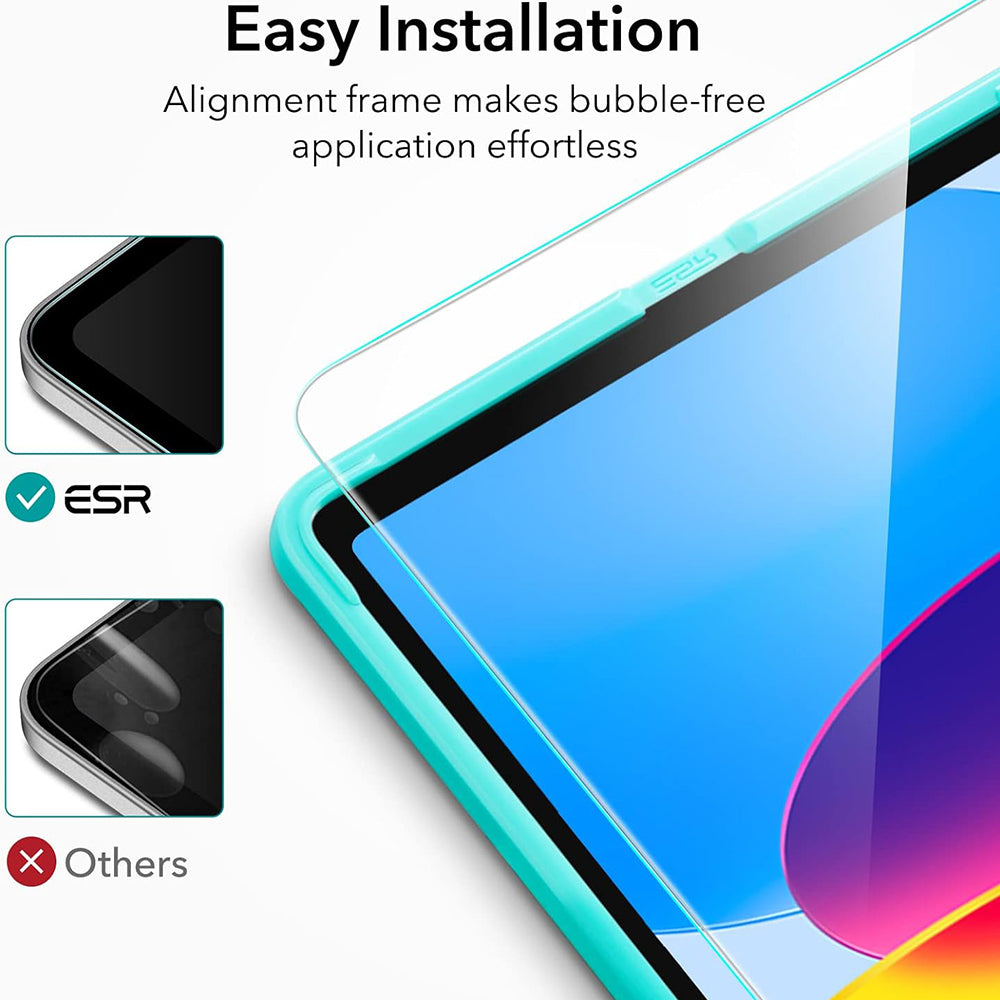 ESR - Tempered Glass 9H (2 pack) - iPad 10 (2022) 10.9 / 11 (2025) - Clear