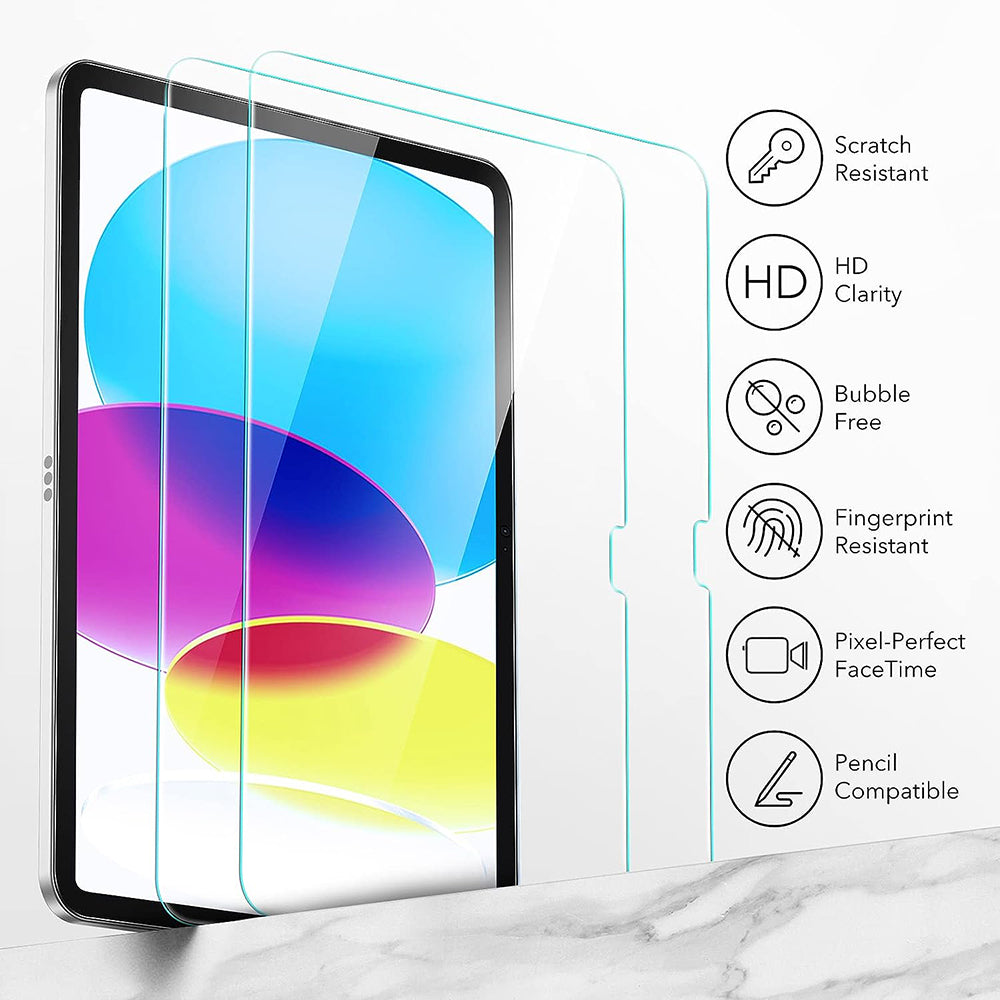 ESR - Tempered Glass 9H (2 pack) - iPad 10 (2022) 10.9 / 11 (2025) - Clear