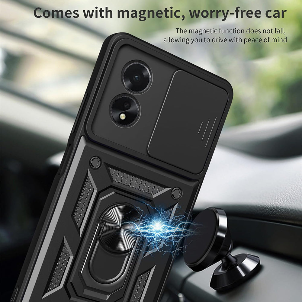 Techsuit - CamShield Series - Oppo A38 / A18 - Black