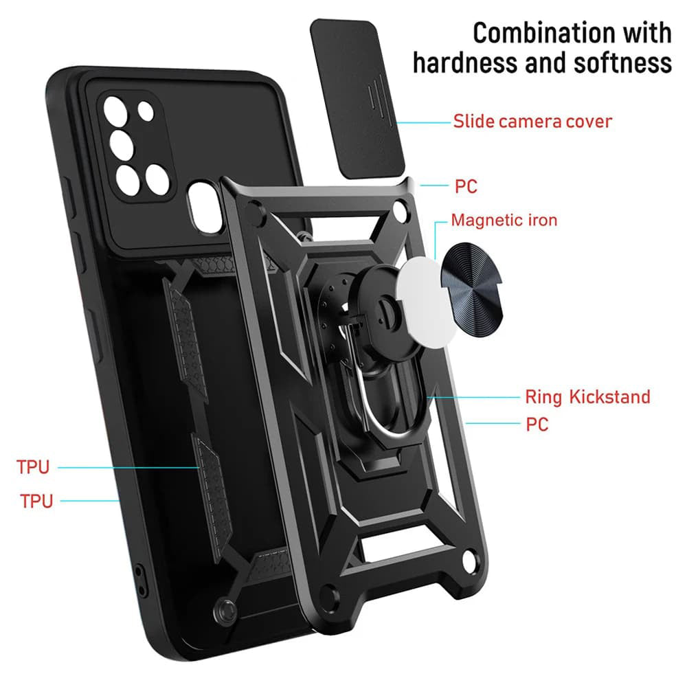 Techsuit - CamShield Series - Samsung Galaxy A21s - Black