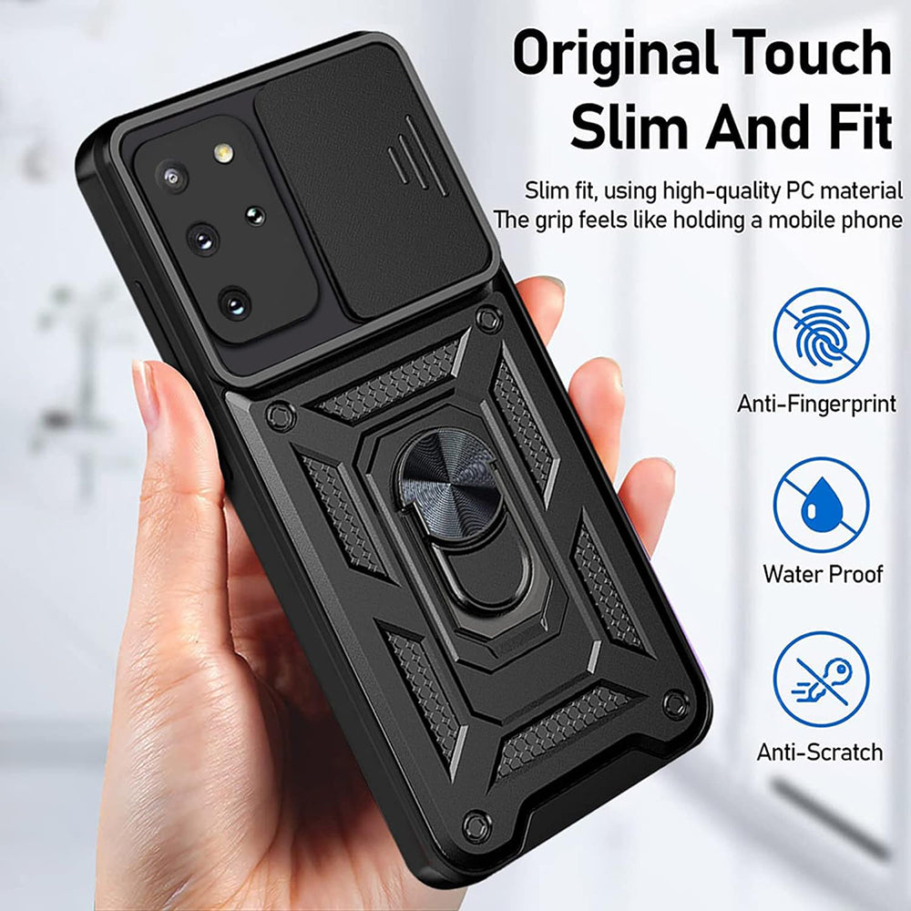 Techsuit - CamShield Series - Samsung Galaxy S20 Plus 4G / S20 Plus 5G - Black