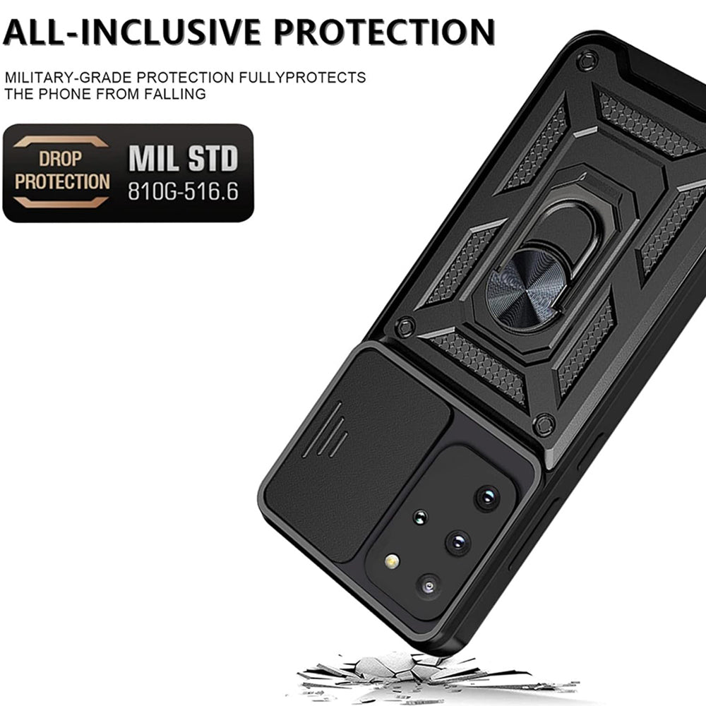 Techsuit - CamShield Series - Samsung Galaxy S20 Plus 4G / S20 Plus 5G - Black