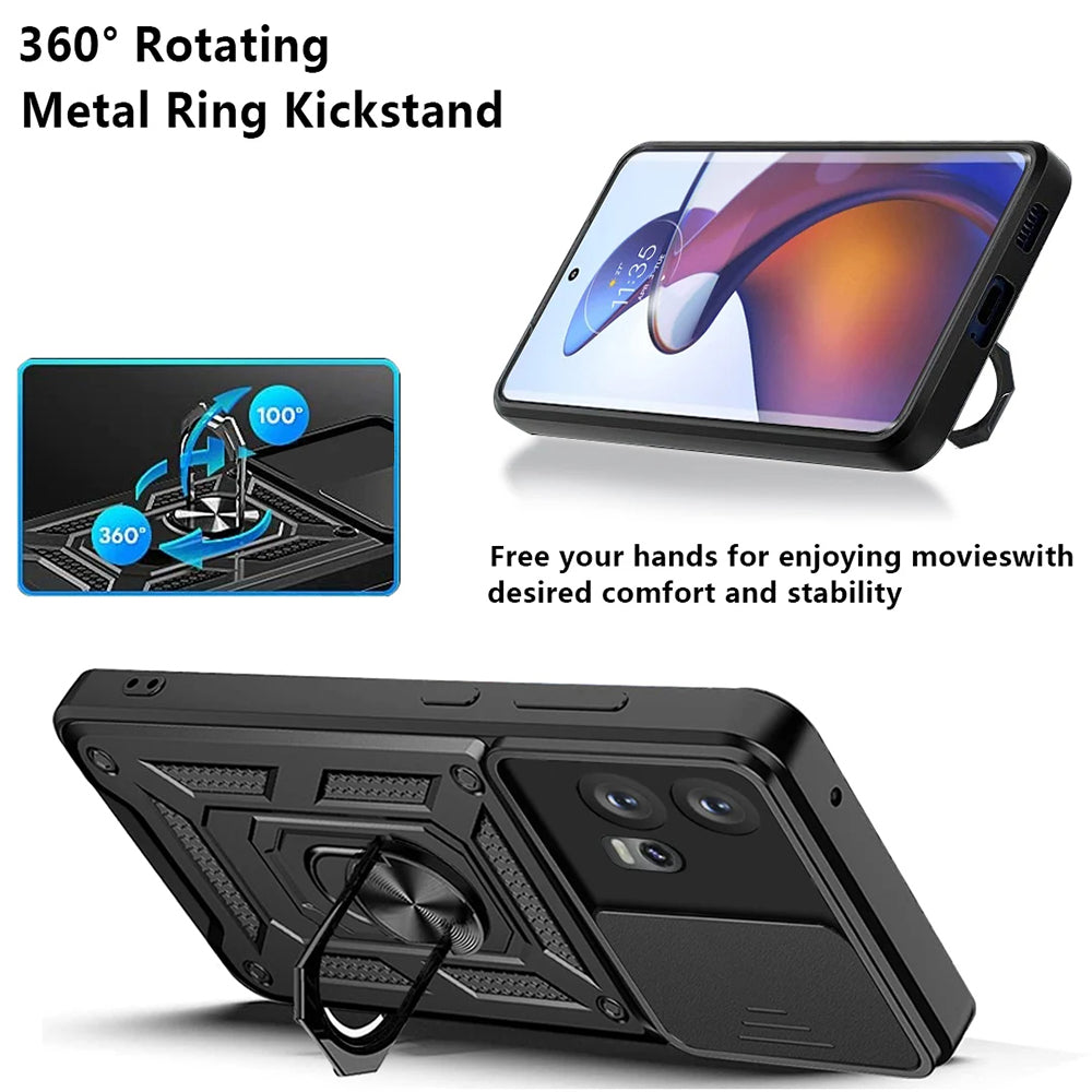 Techsuit - CamShield Series - Motorola Edge 30 Fusion - Black