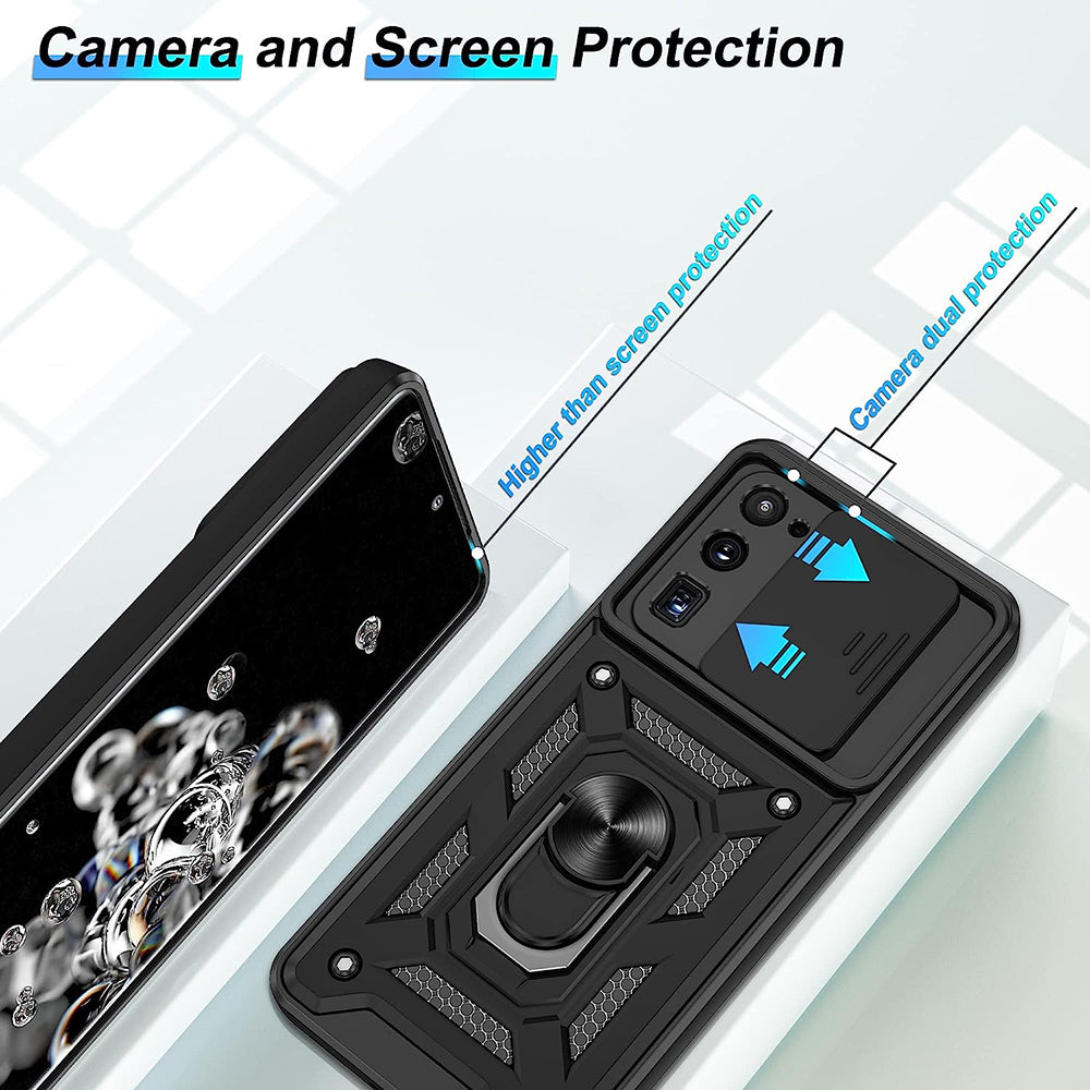 Techsuit - CamShield Series - Samsung Galaxy S20 Ultra 4G / S20 Ultra 5G - Black