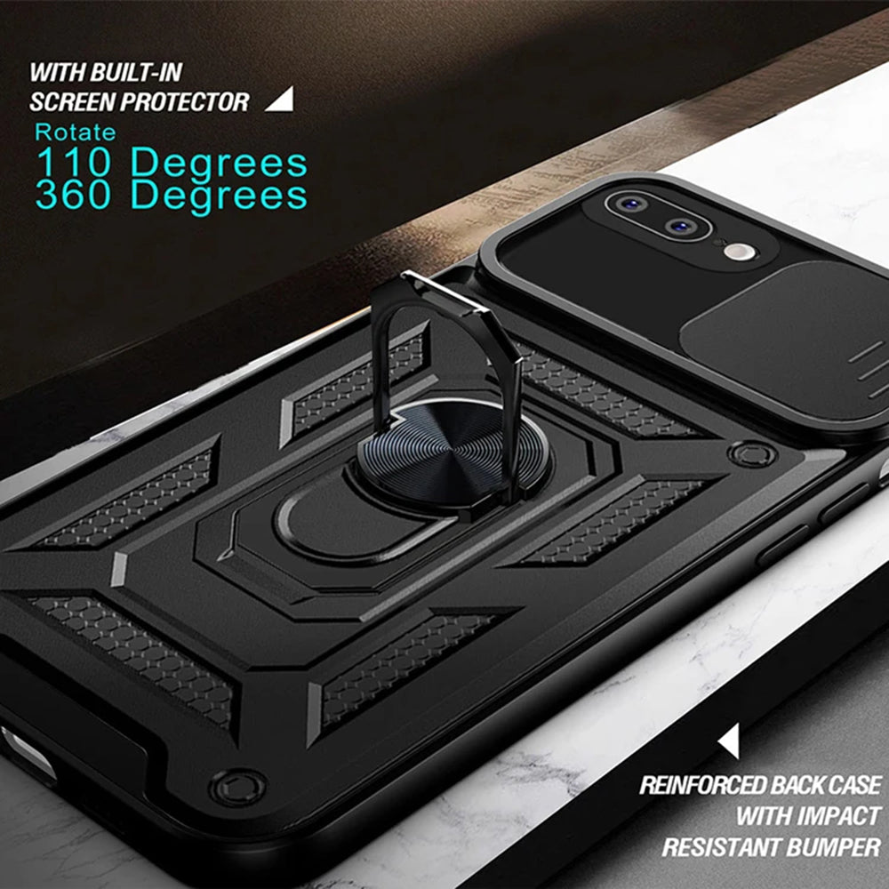 TechSuit Husa de protectie Techsuit CamShield Series compatibil cu iPhone 7 Plus / iPhone 8 Plus, Negru – imagine 5