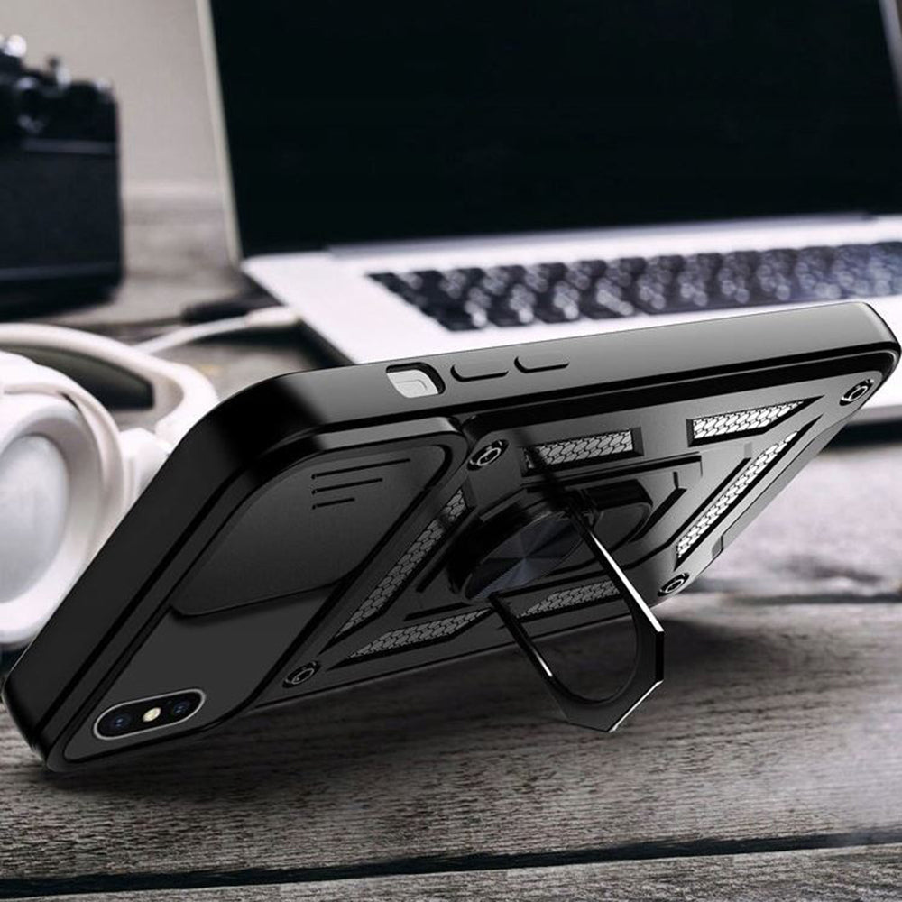 Techsuit - CamShield Series - iPhone X / iPhone XS - Black
