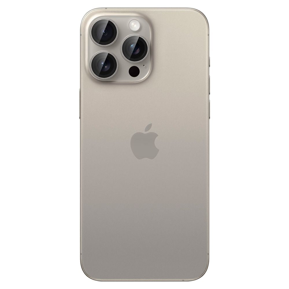 Spigen - (2 pack) Optik.tR EZ Fit Pro Camera Glass (AGL07163) - iPhone 14 Pro/14 Pro Max/15 Pro/15 Pro Max/16 Pro/16 Pro