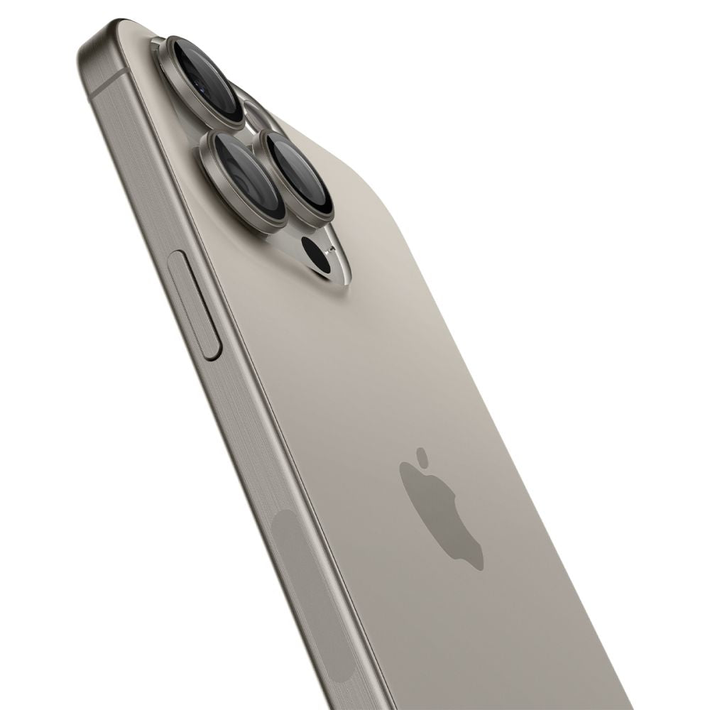 Spigen - (2 pack) Optik.tR EZ Fit Pro Camera Glass (AGL07163) - iPhone 14 Pro/14 Pro Max/15 Pro/15 Pro Max/16 Pro/16 Pro