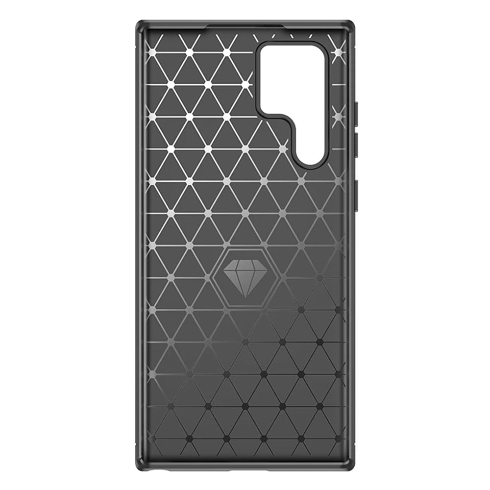 Techsuit - Carbon Silicone - Samsung Galaxy S24 Ultra - Black