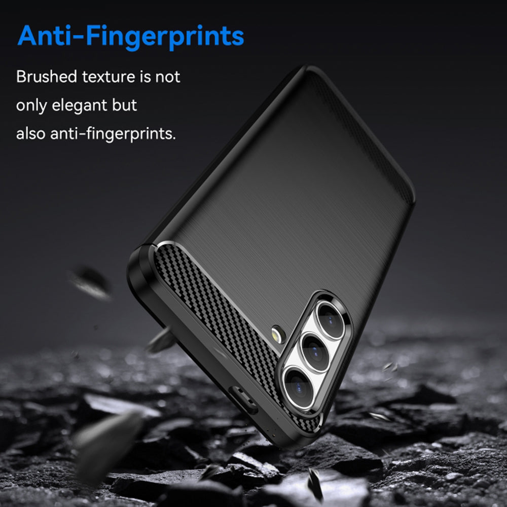 Techsuit - Carbon Silicone - Samsung Galaxy S24 - Black