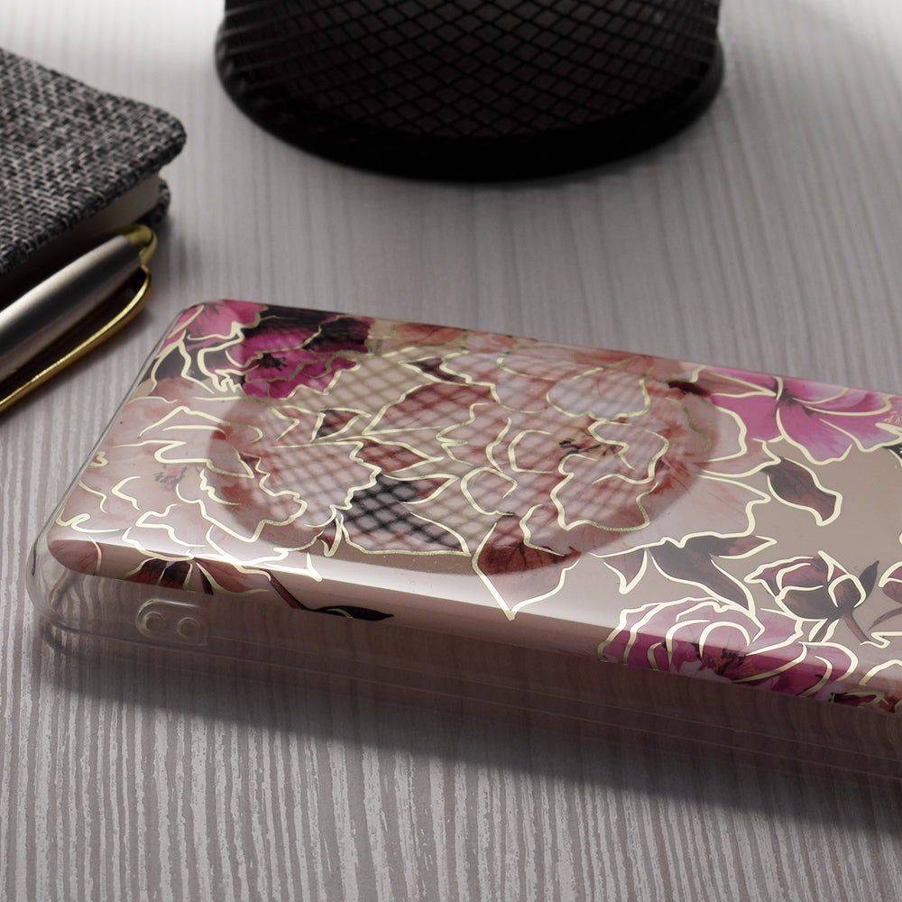 Techsuit - Marble Series - Oppo A78 4G - Mary Berry Nude