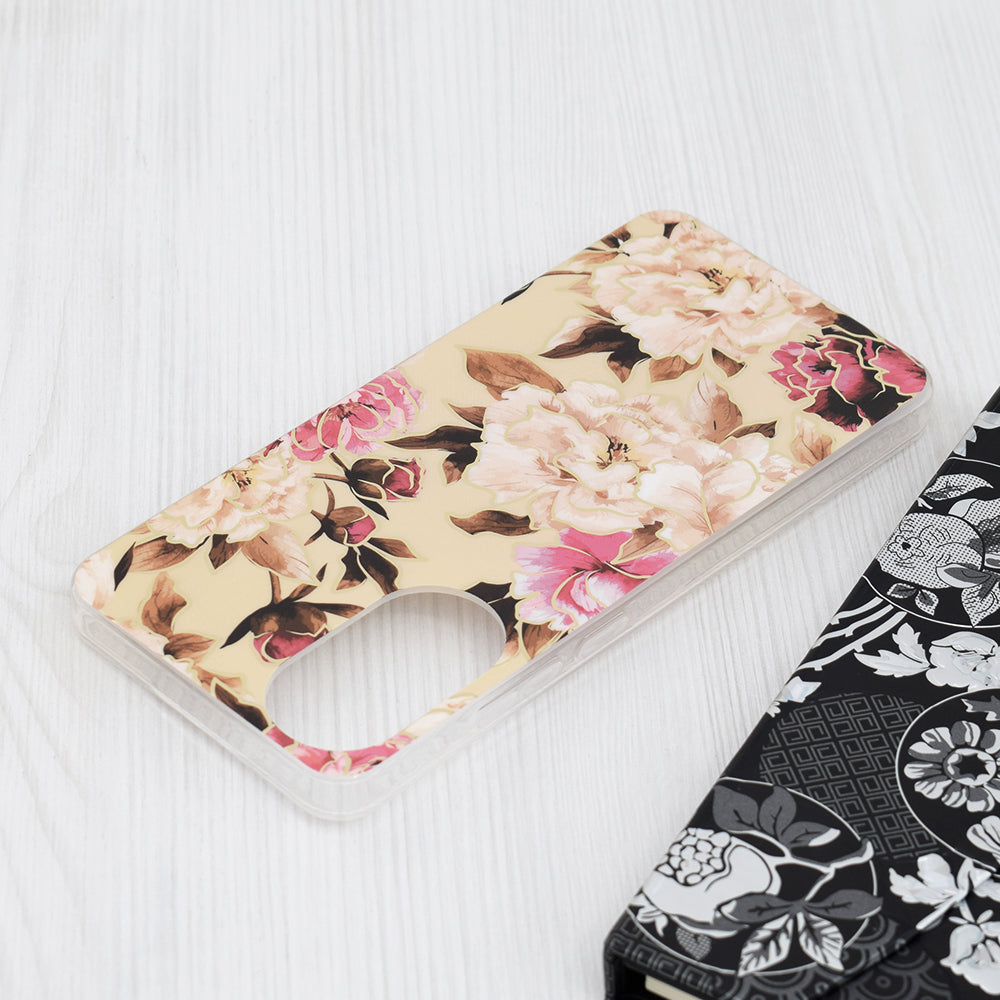 Techsuit - Marble Series - Oppo A78 4G - Mary Berry Nude