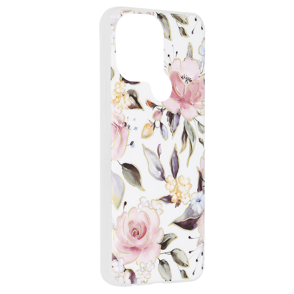Techsuit - Marble Series - Xiaomi Redmi A1+ / A2+ - Chloe White
